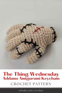 Today, we're excited to share with you a fantastic crochet pattern, featuring a step-by-step video tutorial. Dive into the world of the Addams Family with this charming Amigurumi Hand Keychain pattern, perfect for all Wednesday Addams fans. This crochet pattern, designed by the talented Hobbi CROCHET, guides you through creating an adorable Addams Family-inspired keychain. The detailed video tutorial provides a comprehensive walkthrough of each step, making it an ideal project...