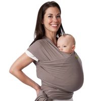 The Boba Wrap Baby Carrier, gray - Original Stretchy Infant Sling, Perfect for Newborn Babies and Children 7 lbs - 35 lbs, Unisex, One size, is an easy choice for a gender neutral style that is calming and meditative! From birth to around 18 months, nothing takes you farther than the essential Boba Wrap. It’s free of buckles, straps and snaps and ties up into the perfect fit every time—just a couple of practice runs with our wrap instructions and you’ll be a total pro. Now you too can fall in lo