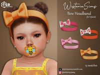 The Sims Resource - Bow Headband for Infants