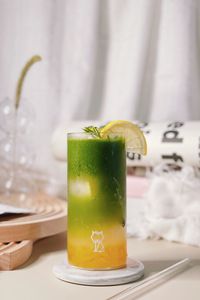 Lemon Yuzu Matcha Mocktail - Niko Neko Matcha