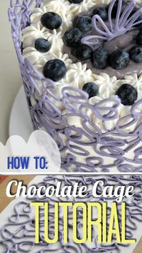 Chocolate Cage Tutorial - Doughmesstic