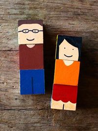 Painted Wood Blocks Tutorial- my kids are going to play with blocks and boxes and go outside, better get to painting