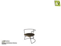 The Sims Resource - Owens Dining Chair Metal