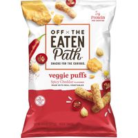 Off The Eaten Path Spicy Cheddar Flavored Vegetable Puffs