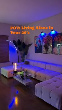 Set yourself with a good vibe for your room. 💡▪️To get all products in the video click the LINK▪️. Couch | Table fire pit| Wall scones lights| LED mirror | incense | liquor decanter revolver | peace| cozy| modern apartment | LED bedroom| romantic