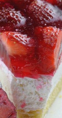 Strawberry Jello Cake.