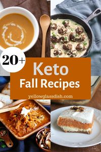 The Keto recipes you need for this fall are found right here! Savory and sweet, you'll find a lot of inspiration!