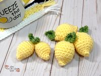 How To Crochet Small Lemons | Free Patterns - Krissys Over The Mountain Crochet