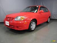 2004 Retro Red Hyundai Accent Coupe #35222107 | GTCarLot.com - Car Color Galleries