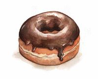 Chocolate Glazed Donut - by Alicia Severson