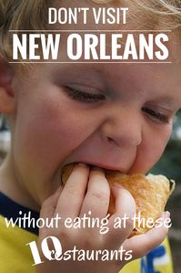 Don't Visit New Orleans Without Eating At These Ten Restaurants. You won't have much problem finding good food in NOLA, it's all good, but these 10 were our favourites by far. TRAVEL WITH BENDER  | Food Travel in USA.