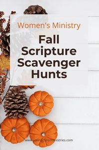 Discover the ultimate guide to fall scripture scavenger hunts that are perfect for women's retreats or group events. #scripturescavengerhunt #womensministry