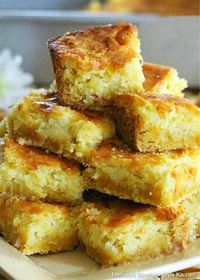 Pineapple Coconut Chess Bars - melissassouthernstylekitchen.com