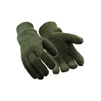 Wool is the warmest natural material on earth, and these wool gloves with 40 grams of Thinsulate insulation and fleece lining are the ultimate in warmth. Made with a 100% ragg wool outershell, these insulated wool gloves will keep your hands comfortable and warm even in some of the coldest conditions. Size: One Size.  Color: Green.  Gender: unisex.  Age Group: adult.