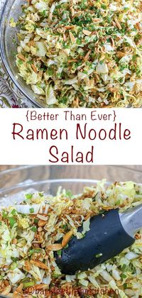 The BEST Ramen Noodle Salad