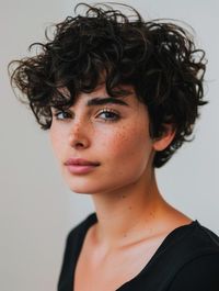 Trendy Short Cuts for Curly Hair—Find Your Style