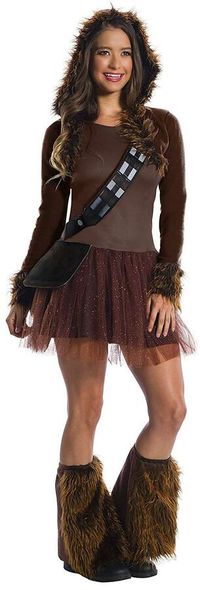 Chewbacca Female Wookie Star Wars Classic Fancy Dress Halloween Adult Costume#Star#Wars#Wookie