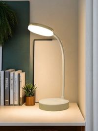 USB LED Desk Lamp With Eye-Care Dimming, Gooseneck Design, Dual-Color Temperature, Ideal For Reading – Bedroom Ready White    ABS     Office Lighting, size features are:Bust: ,Length: ,Sleeve Length: