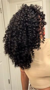 Flexi rod curls, hairstyles, natural hair, summer hairstyles