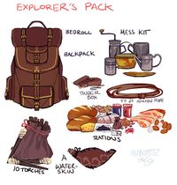 an explorers pack for every reasonable adventurer