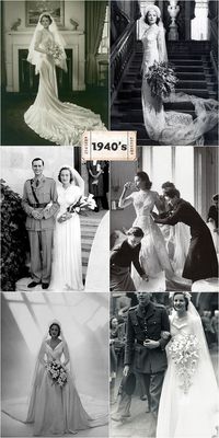 1940's wedding dresses-love love love the one on the bottom left :-)