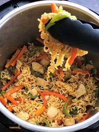 Instant Pot Ramen Stir Fry (10 min Ramen Stir Fry) » Foodies Terminal