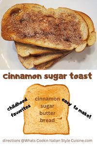 Grandma's Cinnamon Sugar Toast