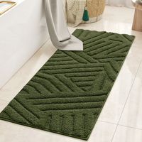 These bathroom rugs provide a fashionable accent to any area within the home with unique pattern designed by REINDEER FLY . REINDEER FLY bath mats are filled with ultra soft polyester microfiber that relieve your feet from stress and fatigue. Anti slip TPR rubber bottom backing will keep the bath rug in space tightly, protecting you and your family from any slipping in the bathroom. High-pile and thick micro fabric helps to absorb water quick to keep your floors dry and clean. The bathroom rugs