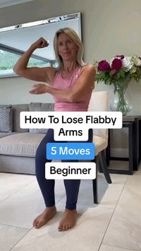 Tone up your arms with this beginner arm home workout. Do 3 x 10 reps for each exercise, 4-5 times a week. 🔥 #health #loseweight #womenshealth #fitmom #homeworkout #womenfitness #exerciseathome #weightloss #theladychange #arm #tonedarms #getslim #armworkout