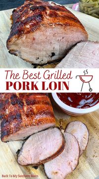 Pork loin on the grill with homemade rub is easy and tastes amazing. The recipe uses simple ingredients and turns out fantastic every time. #sponsoredpost #ad #WisconsinPork #USApork