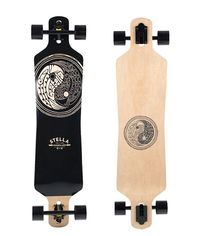 Stella 40" Yin Yang Double Drop Longboard Complete-The Longboard Store