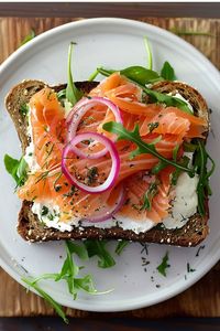 Smoked Salmon Sandwich - Insanely Good