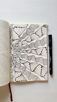 ✨Zentangle Design 117/100 of the #sketchbook series Save it 📥 before it’s gone 🫰🏻 . . 🛍️For Supplies check the 🔗 in my highlight or… | Instagram