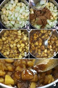 Apple Compote is a quick and easy fruit topping that tastes incredibly gourmet. Seasoned with aromatic cinnamon, nutmeg and ginger, this compote is the perfect finishing tough on pancakes, gingerbread and ice cream. #AppleCompoteRecipe #AppleCompote #AppleCompoteRecipeSimple #AppleCompoteRecipeHealthy #AppleCompoteRecipeBreakfast #AppleCompoteForPancakes