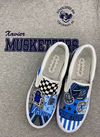 These hand painted college/university/sports Vans are great for game days, college decisions, or as a gift for students, alumni, or parents! All shoes are painted with high quality fabric paint. This paint is safe to go through the washing machine. Designs and colors may vary slightly from shoe to shoe because each pair is hand painted. For sizing questions please refer to the size chart or message me with any questions or concerns. My average production time is around 3-5 weeks to complete and