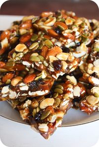 Several weeks ago I tried a new snack from Costco called “Cashew Clusters” and became completely obsessed with it. It is amazingly and utterly delicious! They’re these kind of granola chunks with cashews, pumpkin seeds and almonds in them. I decided to try to make a brittle using mostly the same ingredients, but added some...