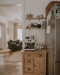 Check out these cute home coffee bar ideas for your caffeination station, including a few tips to DIY the perfect nook!