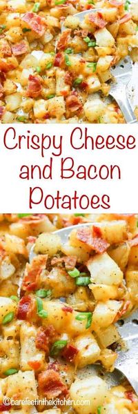 Crispy Cheese and Bacon Potatoes