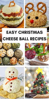 Looking for the best Christmas cheese ball recipes? Well, I've made a list of 14 festive Christmas cheese ball ideas that will look amazing on your holiday appetizer table. These cheese ball recipes for Christmas are easy to make, beautiful and cute. From cheese ball Christmas trees to ornament cheeseball, you will find them all just here. Check out the list and worry about Christmas appetizer recipes no more!