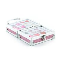 Claire's Club Girls' Glitter Lock Box Makeup Set for Little Girls, Pink Case, Cute Gift - Walmart.ca