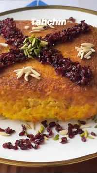 Tahchin is a classic Persian dish made with saffron rice and chicken layered and baked to perfection. Follow my recipe to learn how to make this classic savory saffron rice cake that'll be a showstopper at any gathering.