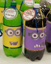 Minion themed soda.