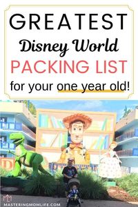 Taking your one year old to Disney World? Here’s the greatest tips to do Disney with a one year old and what to pack so you are prepared! The ultimate Disney packing list for a baby plus a free printable packing list! Here’s the awesome family travel tips for the Disney mom #disneyfamily #momlife #familygoals #disneyworld #disney