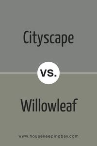 Cityscape SW 7067 by Sherwin Williams is a strong, solid color that leans towards a dark gray. It brings to mind the feel of an urban environment, resembling the colors of tall buildings and busy streets. This color is versatile and can give a space a modern, sleek look while providing a neutral backdrop that pairs well with brighter colors or various shades of wood.