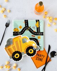 Party on with these construction-themed napkins! Perfect for any celebration or construction-themed party, these napkins will add some fun to your table. Get ready to build up an appetite and wipe away any mess with these cocktail napkins. • includes 24 paper cocktail napkins • 5" x 5" View the Construction Collection HERE