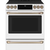 Café™ 30'' Induction Range with Warming Drawer and No-Preheat Air Fry Matte White - CCHS900P4MW2