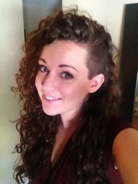 long curly hair with undercut -                                                                                                                                                      More