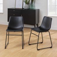 Laurel Foundry Modern Farmhouse Bailey Faux Leather Upholstered Side Chair & Reviews | Wayfair