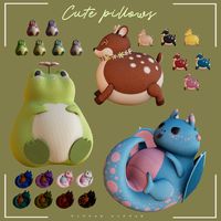 The Sims 4 CC pack - Cute pillows (early access) | PufferSuffer on Patreon