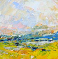 Abstract landscape art